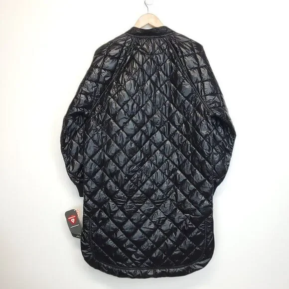 Free People Movement Forest Vibes Midi Puffer Quilted PrimaLoft Coat